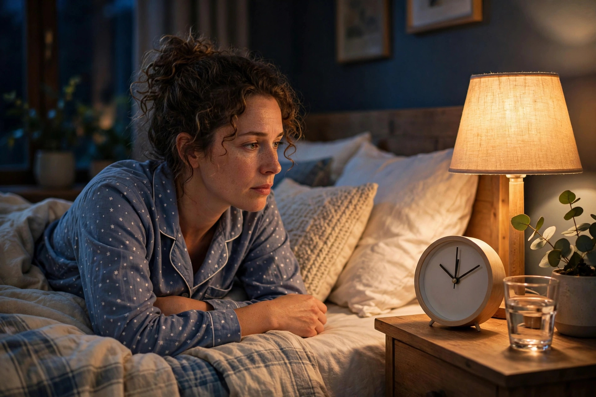 Person checking the clock late at night — is 6 hours of sleep enough